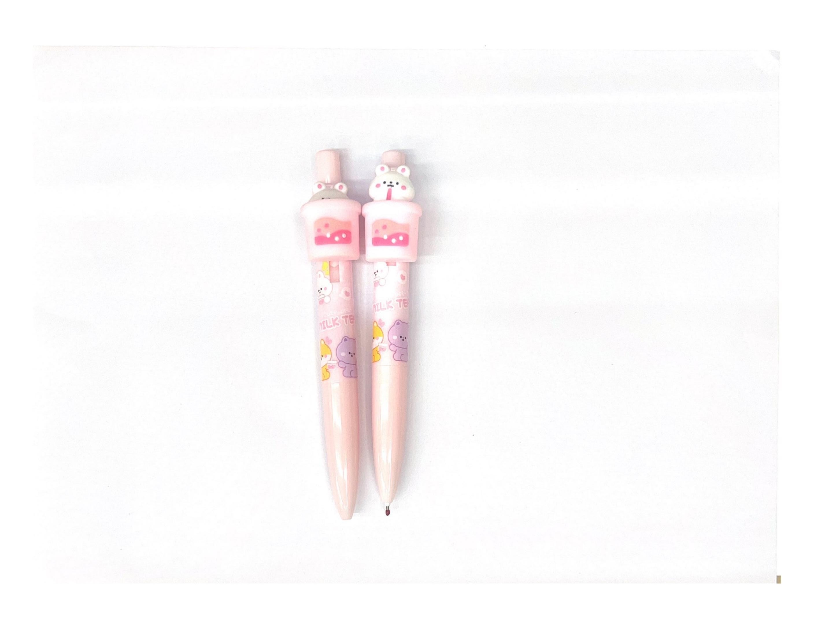 milktea rabbit retractable pen